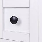 Armario de Almacenamiento Alto y Delgado para Baño con 2 Puertas y Cajón – Blanco