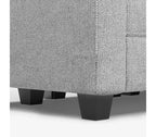 Sofá Modular Weave con Asiento de Almacenamiento y Otomana – 8 Asientos + 8 Laterales